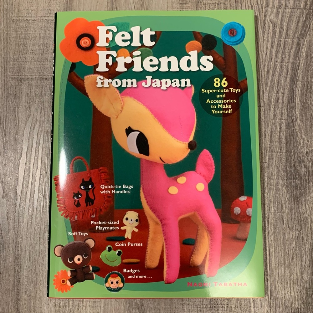 Felt Friends from Japan Kitschy Felt Toy and Bag Japanese Craft Book